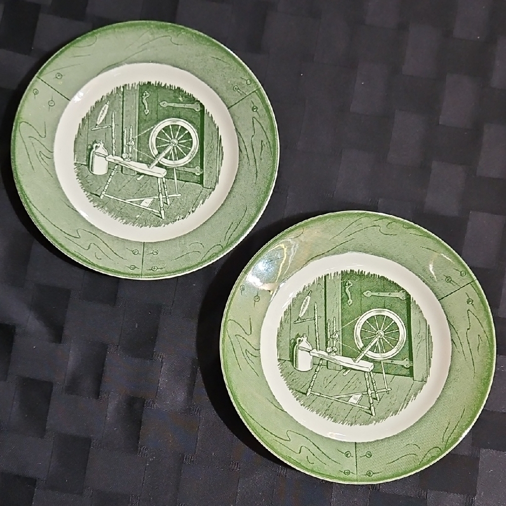 Royal China Colonial Homestead Bread & Butter/Dessert Plates, Set of 2